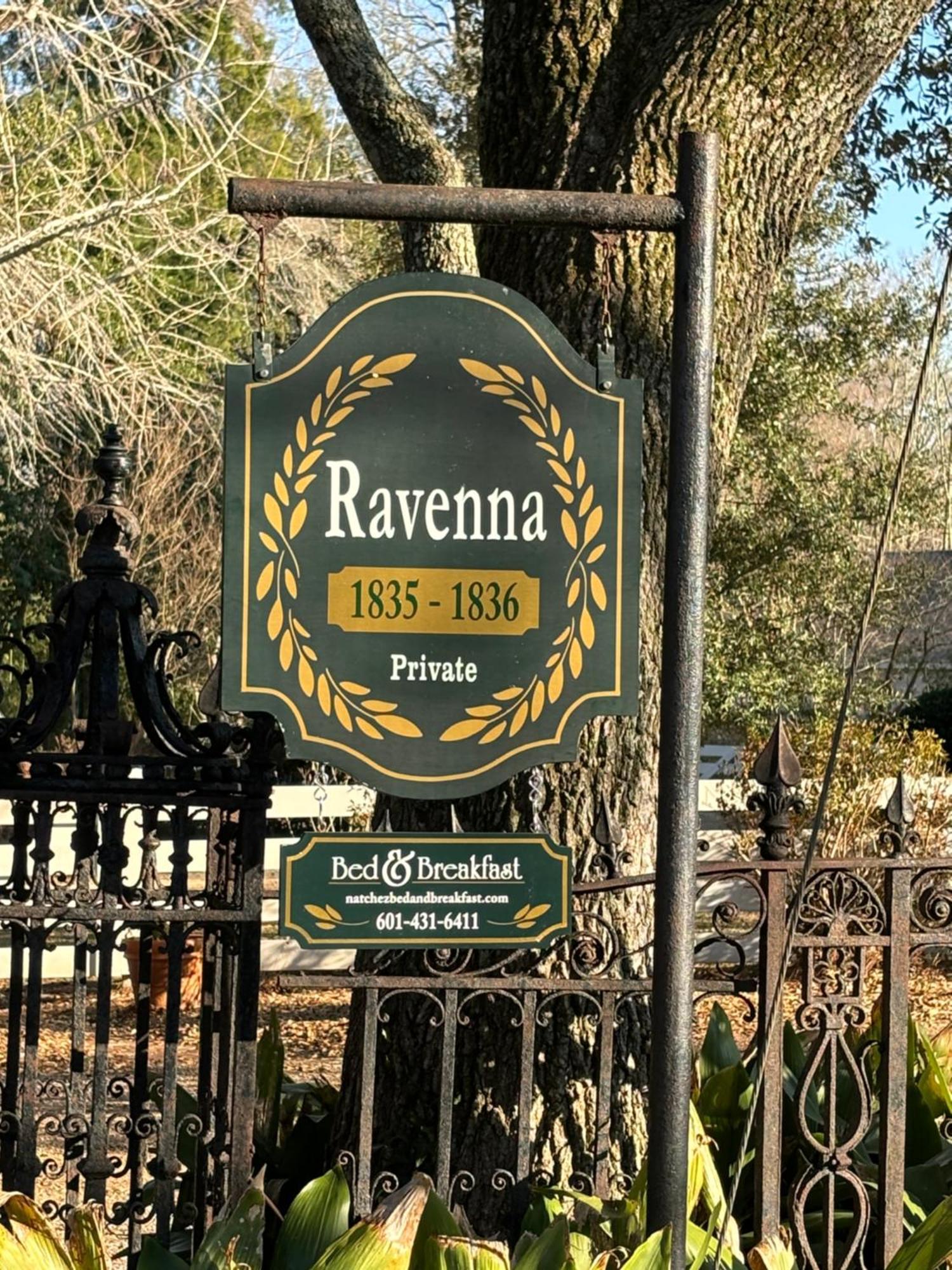 Ravenna Bed And Breakfast Natchez Exterior photo